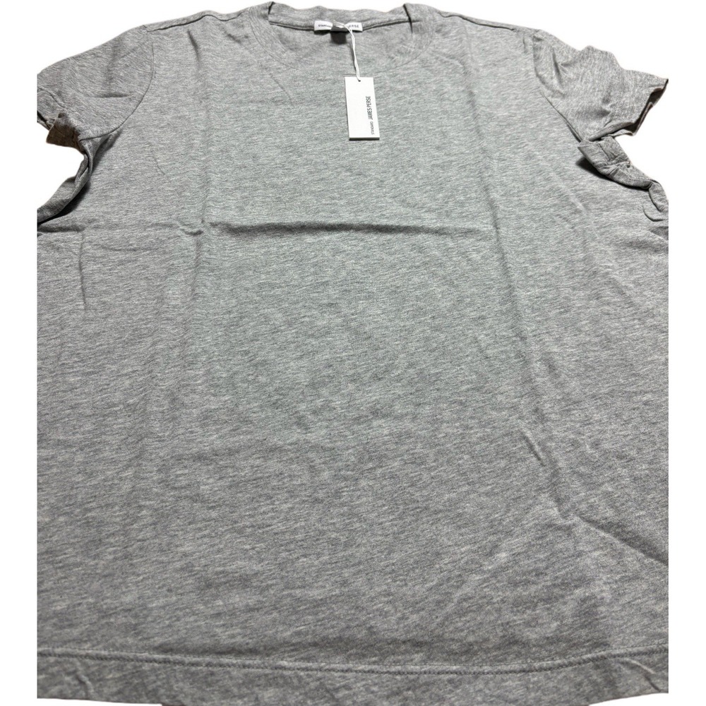 James Perse Women's Size 3 Standard Gray Short Sleeve T Shirt Made In USA NWT - Picture 4 of 7